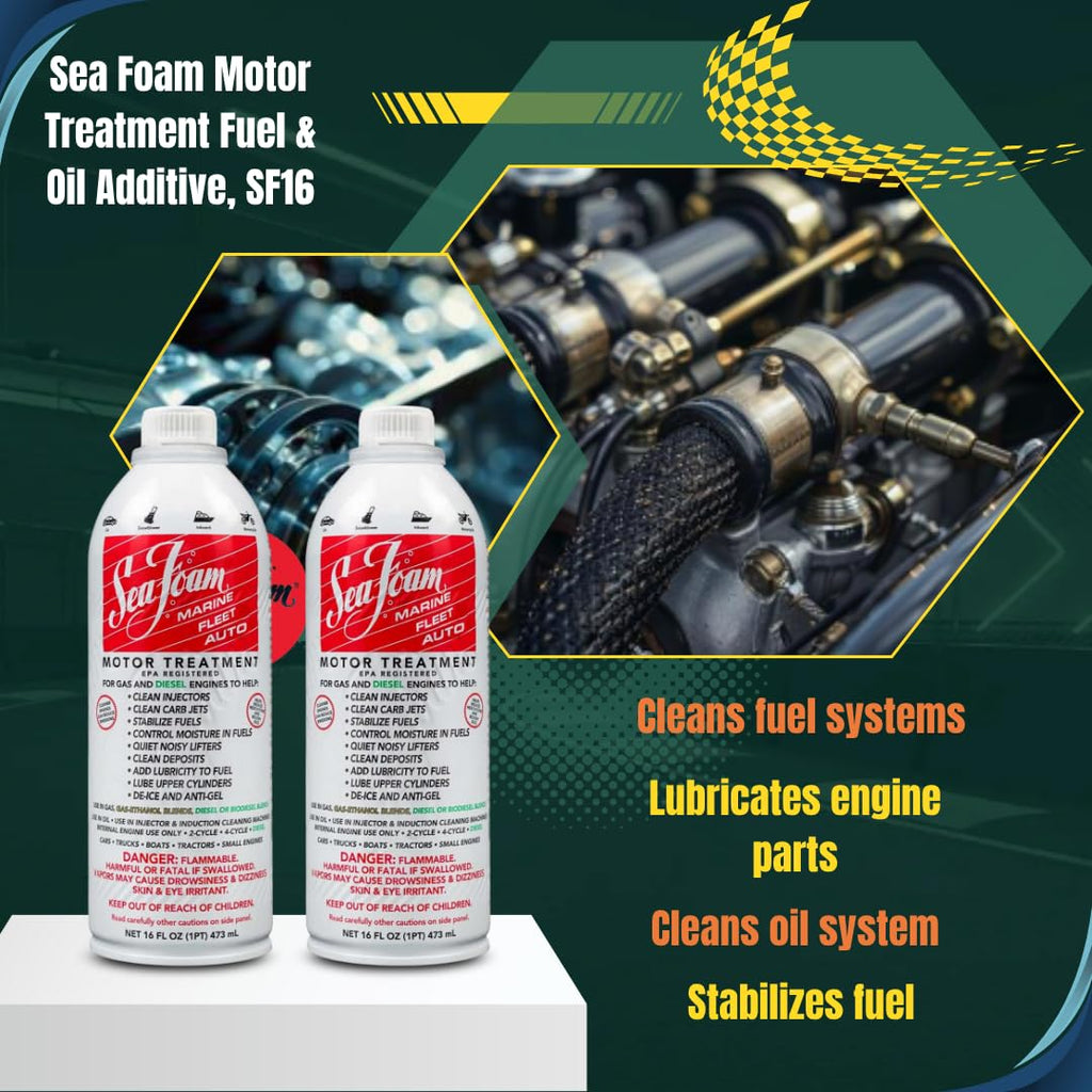 8 x 16 oz Fuel System Cleaner & Gas Diesel Additive H945937