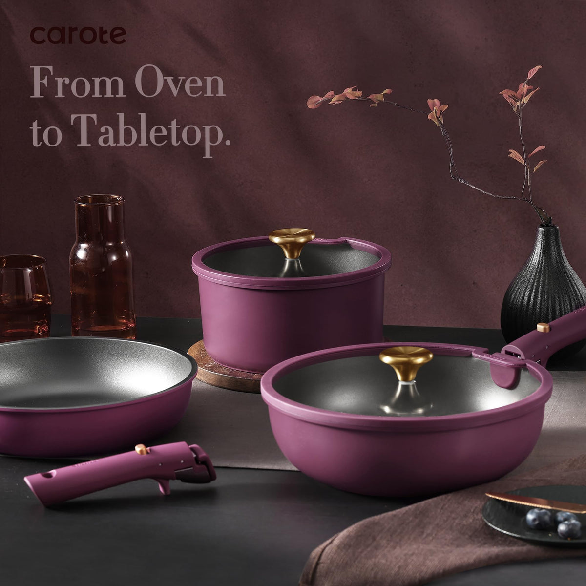 21 Pc Non Stick Cookware Set S1703