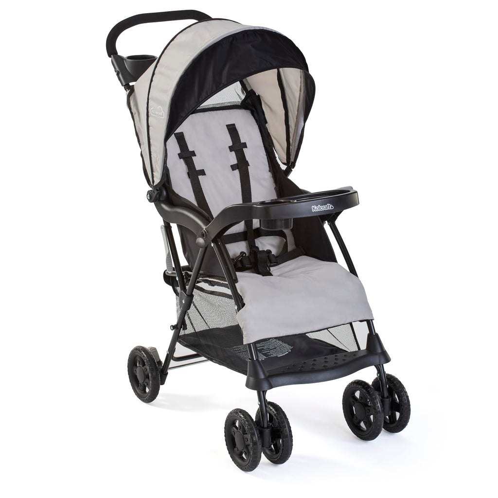 Lightweight Umbrella Stroller with Reclining Seat and Canopy, Slate Gray X1610