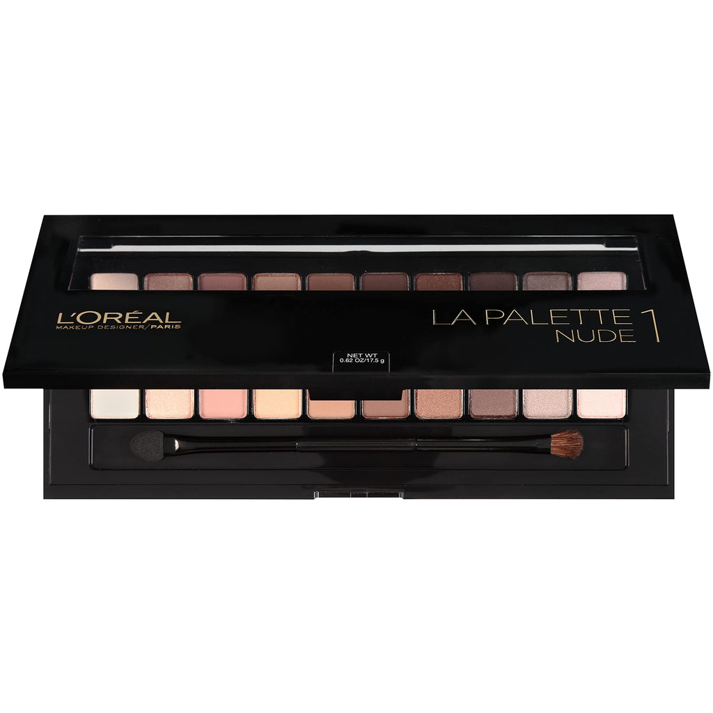 Nude Eye Shadow Palette with Brush, 0.62 oz N654
