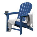 HDPE All-Weather Adirondack Chair 380 lbs Capacity Dark Blue W642