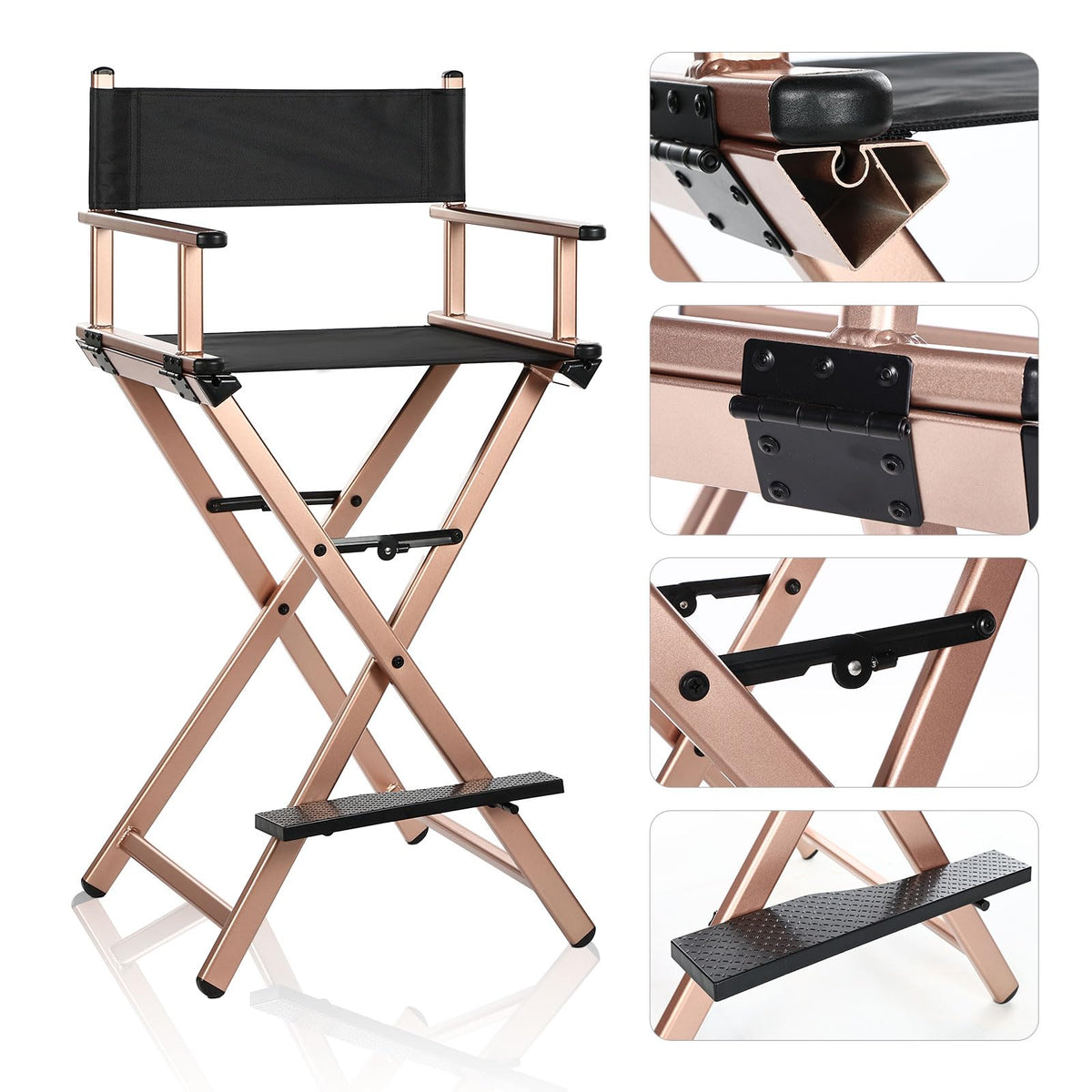 Tall Aluminum Directors Chair L475