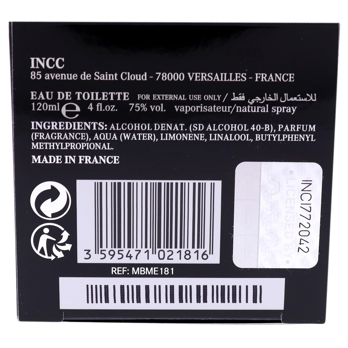 Silver Woody Scent Cologne 4 oz EDT Spray N2282