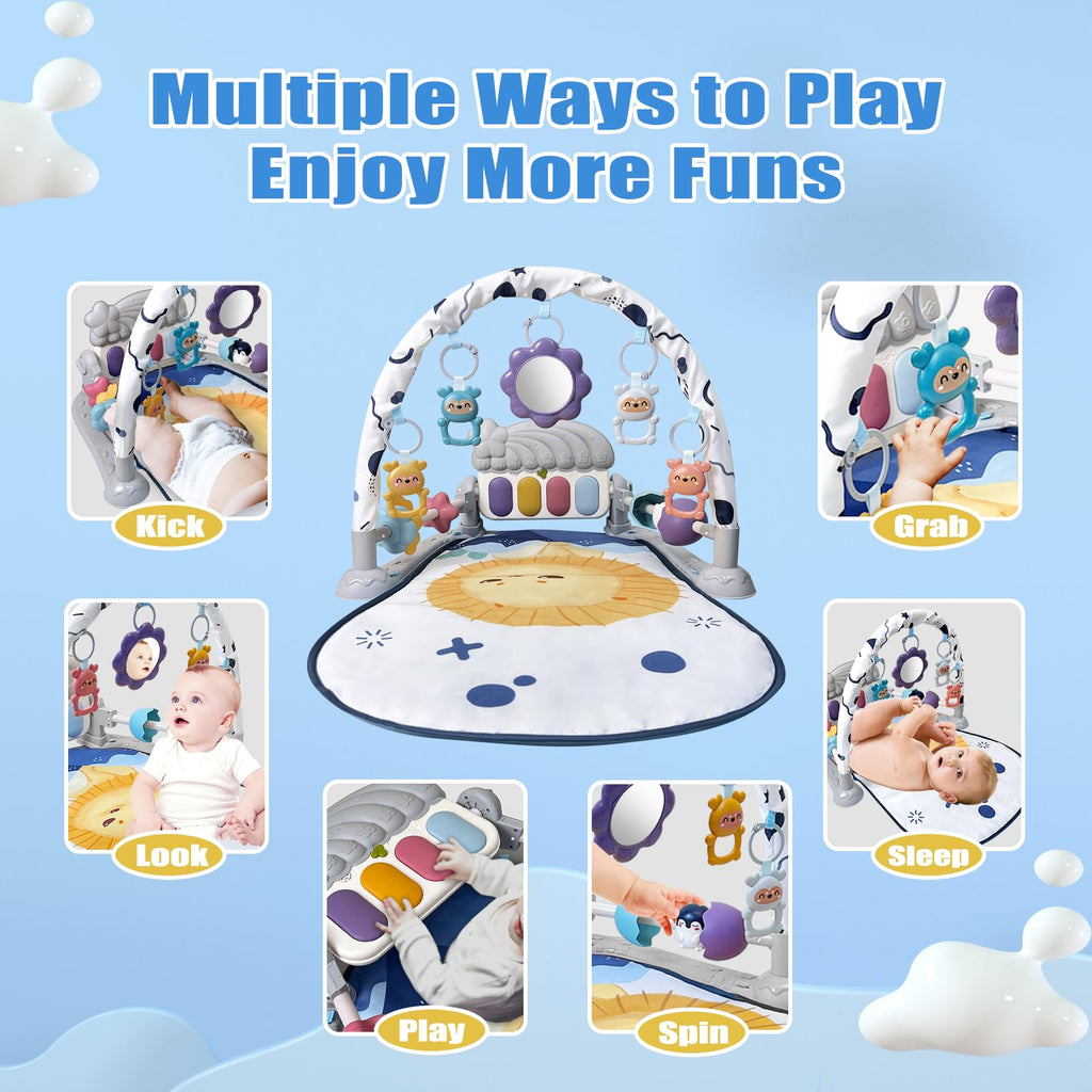 Baby Play Gym Mat and Activity Center with Music and Light K264
