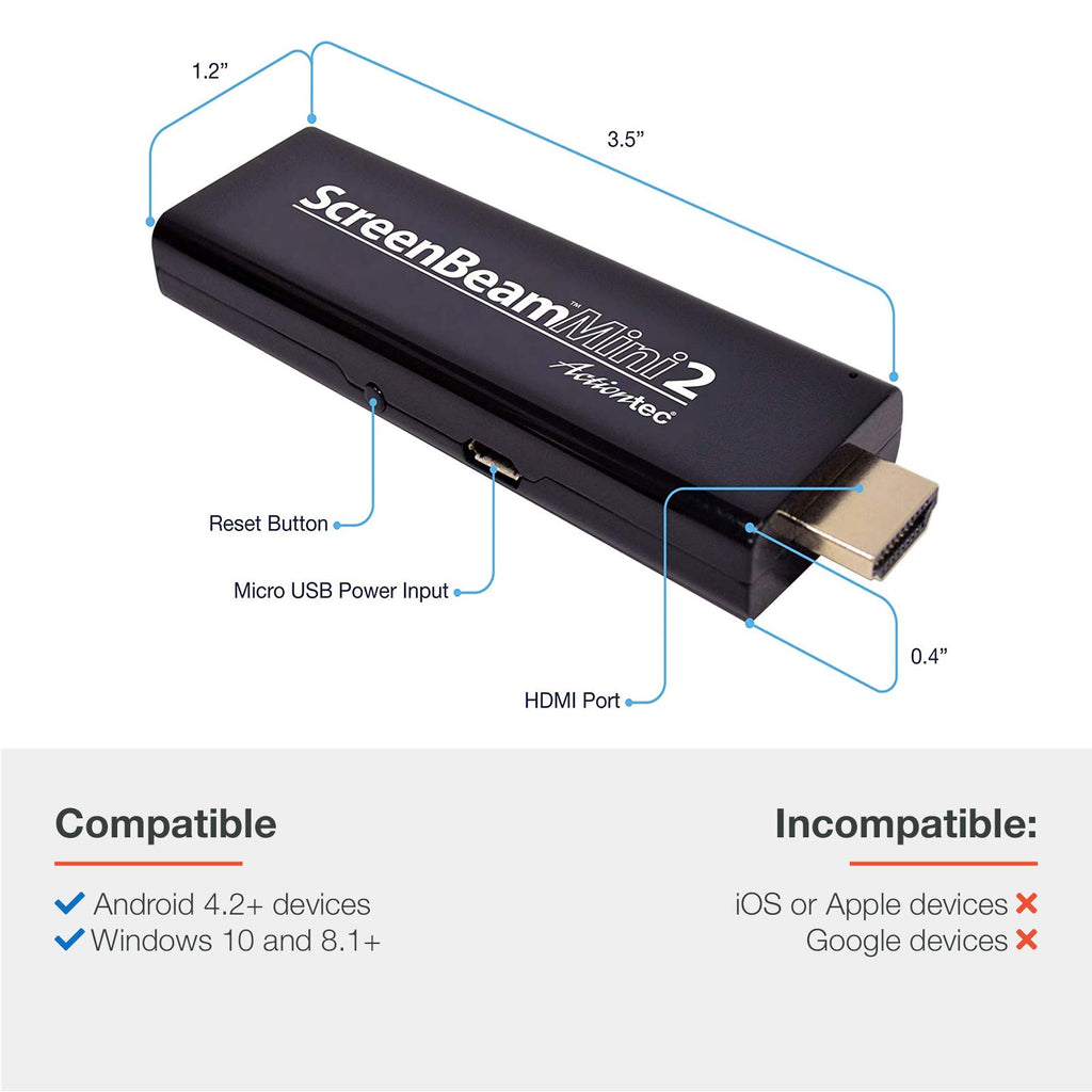 Wireless Display Adapter with Miracast, HDMI Connector S233