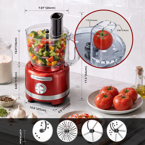 16 Cup Red Food Processor U652