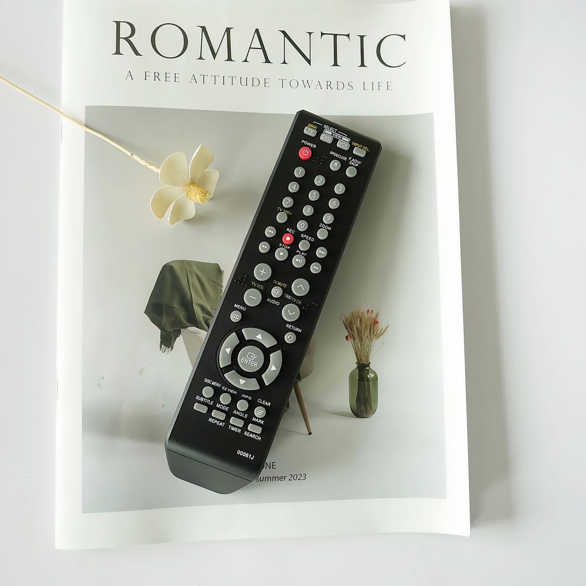 Replacement Remote Control for DVD VCR Combo Player Recorder R5139