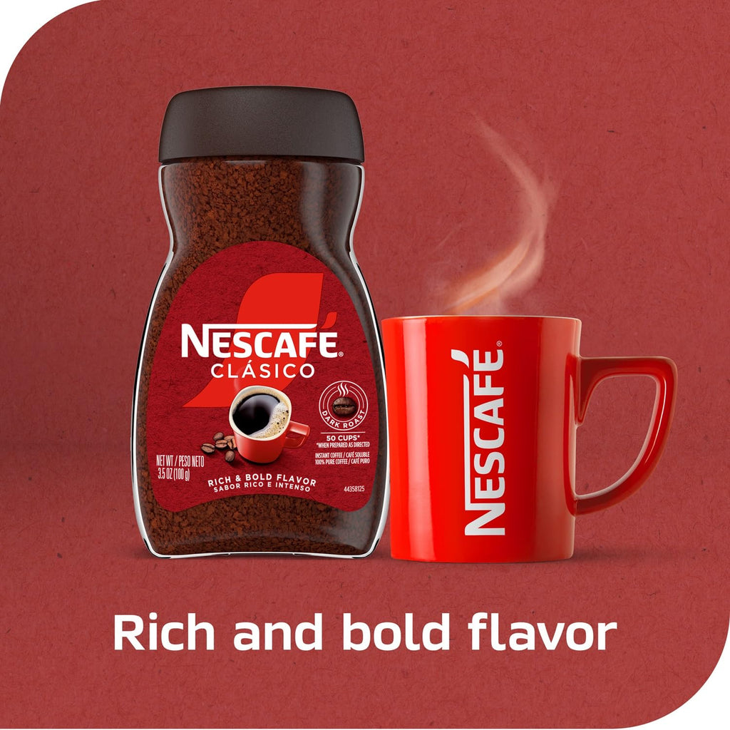 Dark Roast Instant Coffee 7 oz Jar T2638