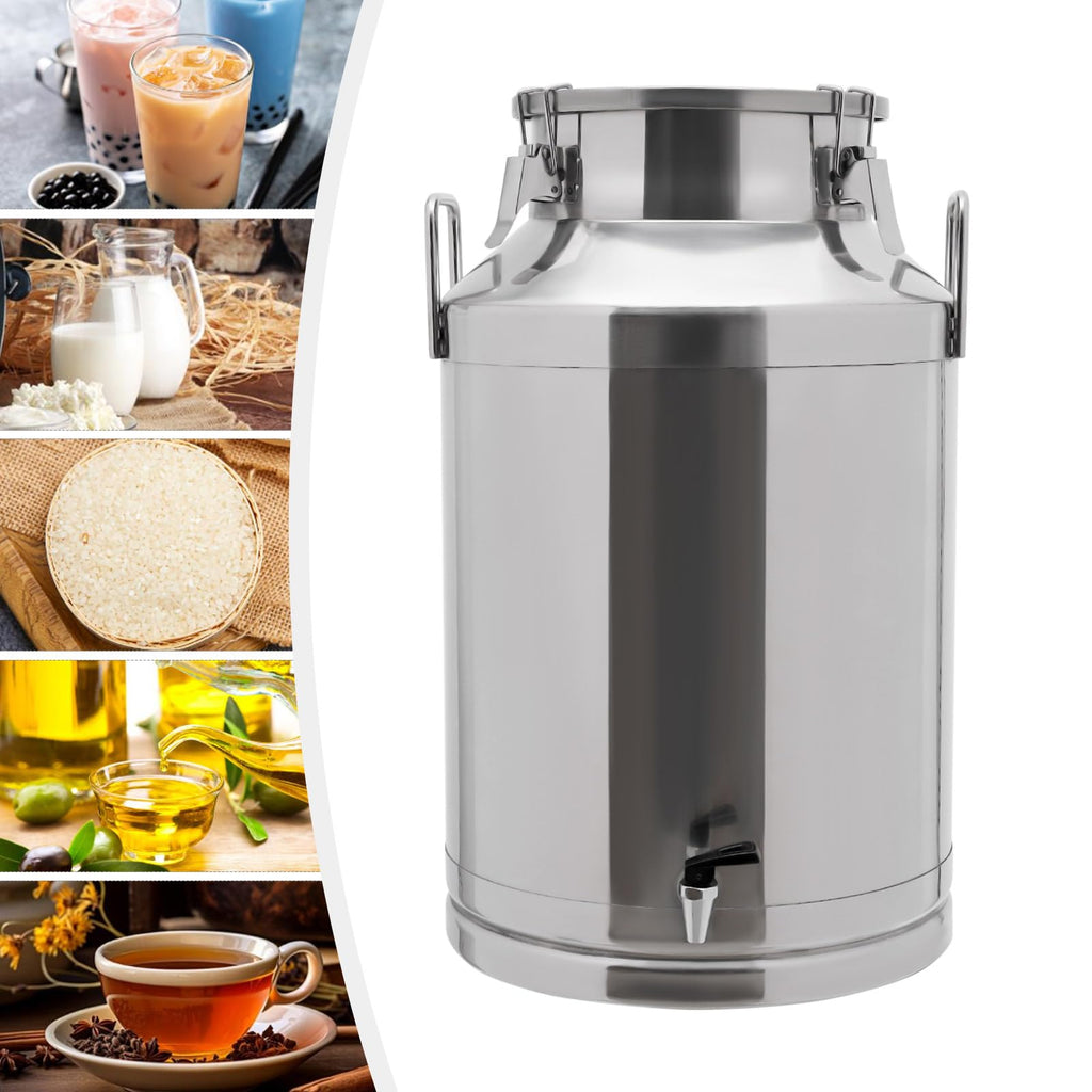 60L Stainless Steel Milk Can with Faucet F868982