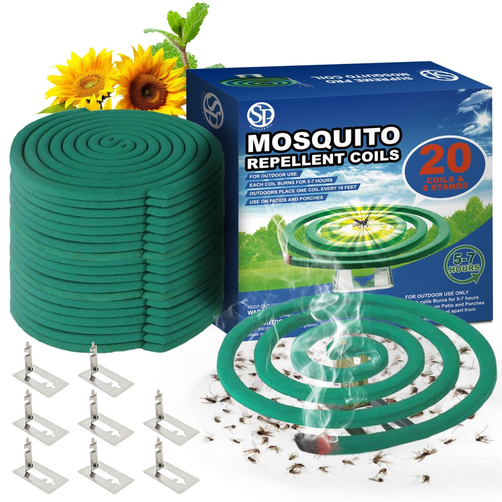 Mosquito Repellent Coils 20 Coils 8 Coil Stands N2128