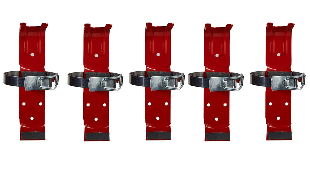 5 Pack 2.5 lb Fire Extinguisher Bracket A6847