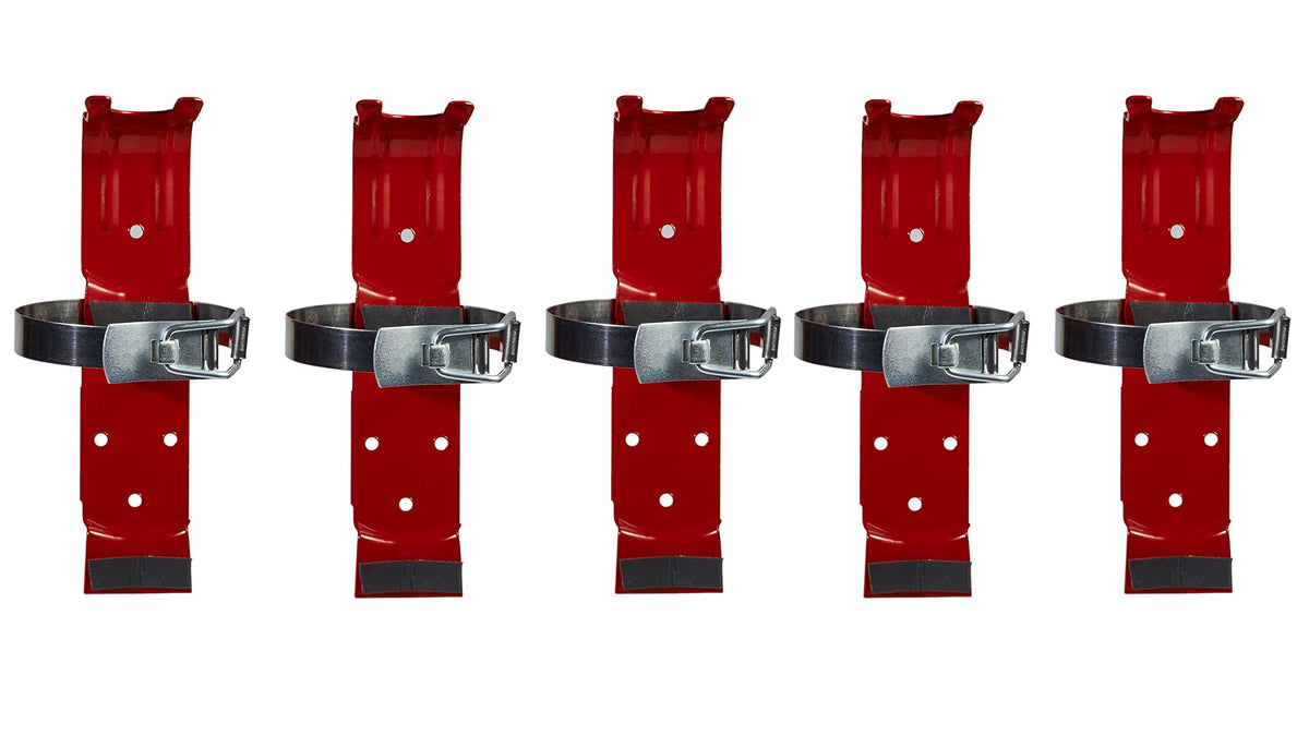 5 Pack 2.5 lb Fire Extinguisher Bracket A6847
