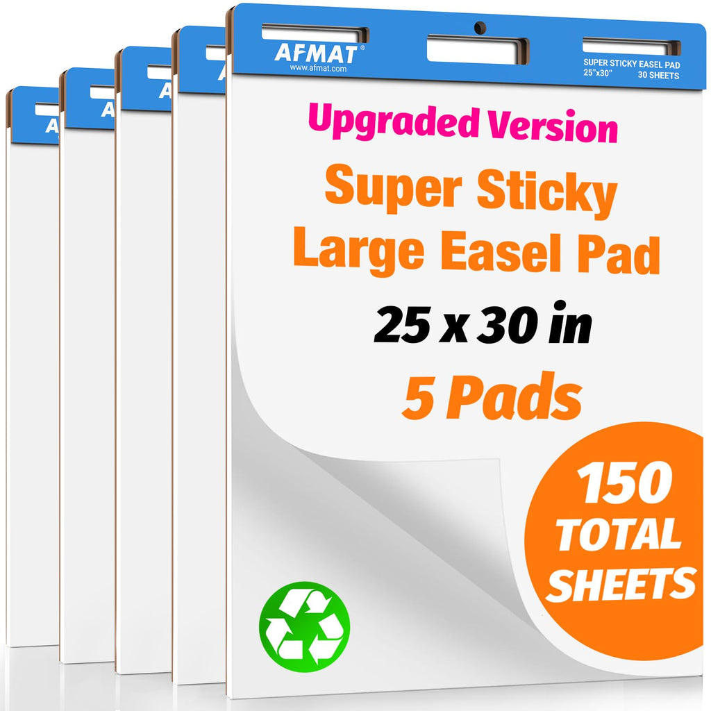 Sticky Easel Pads 25 in x 30 in 30 Sheets 5 Pads J54297