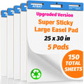 Sticky Easel Pads 25 in x 30 in 30 Sheets 5 Pads J54297