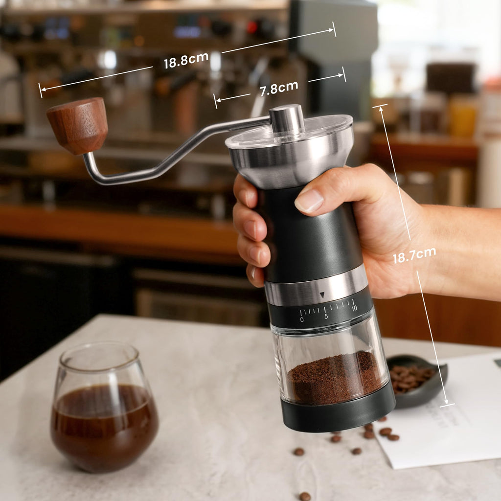 Manual Coffee Grinder Stainless Steel Conical Burr M889