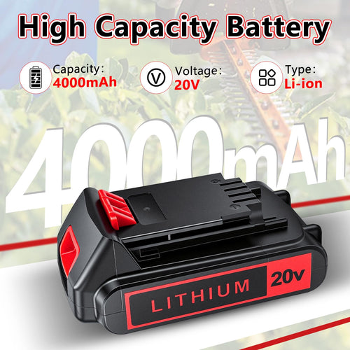 2-Pack 4.0Ah 20V Lithium Battery E469999