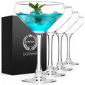 Coupe Cocktail Glasses Set of 4 Hand Blown Crystal 12Oz L614333