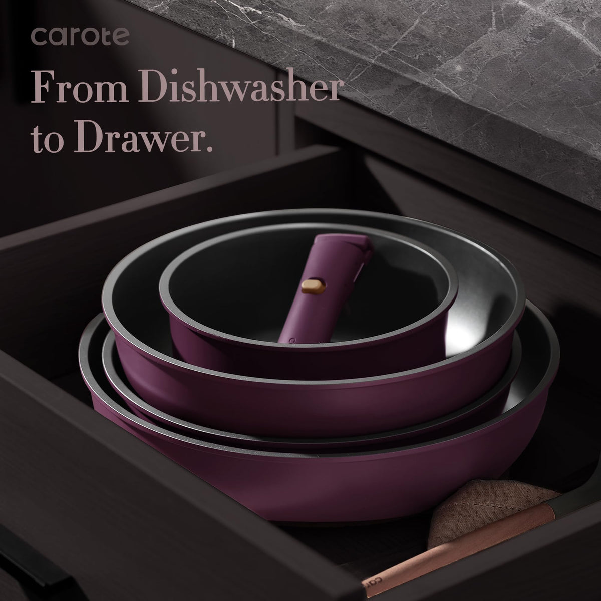 21 Pc Non Stick Cookware Set S1703