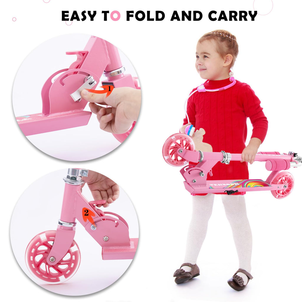 Folding Kids Scooter with Adjustable Handlebar K812849