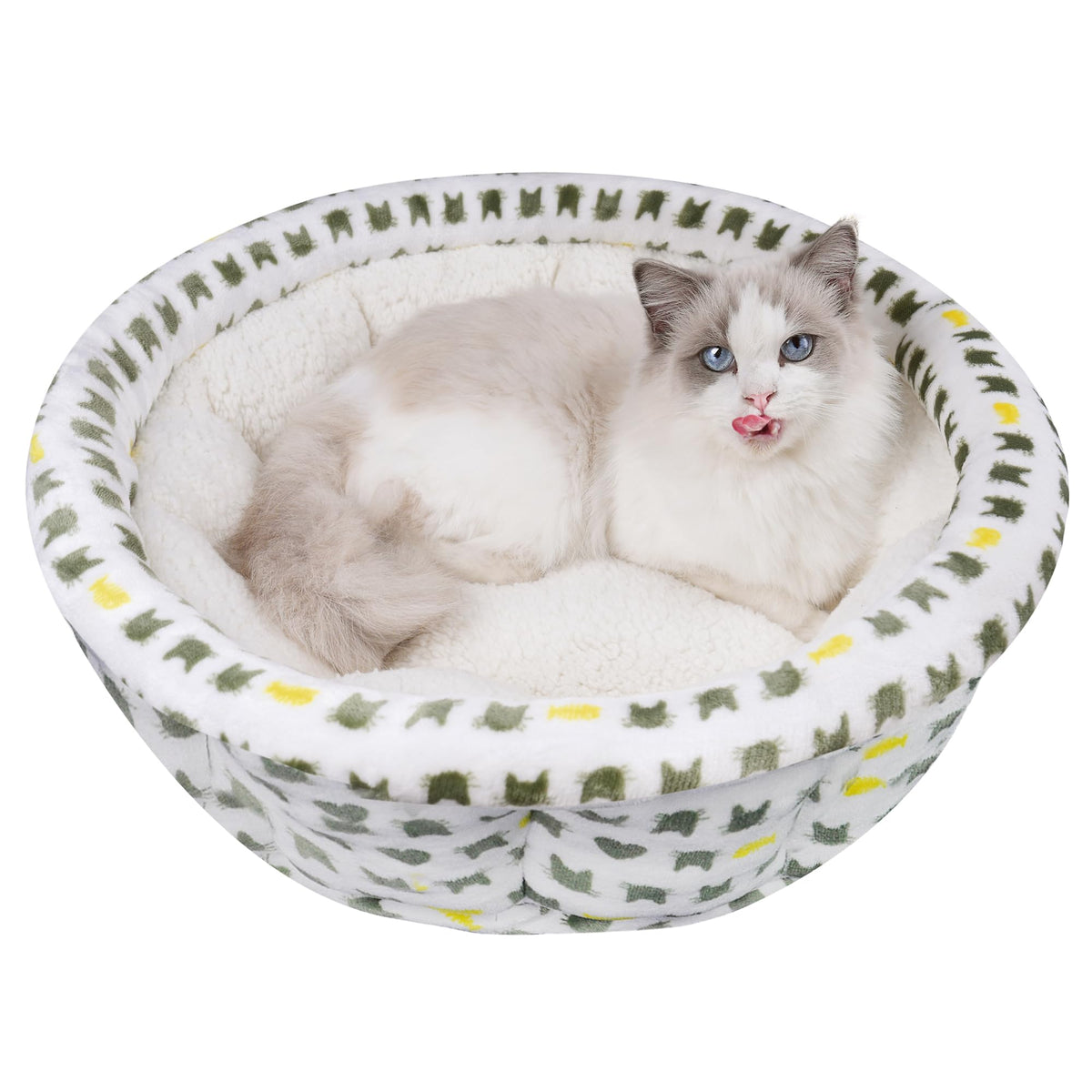 Beige Washable Dog Sofa Bed E304646