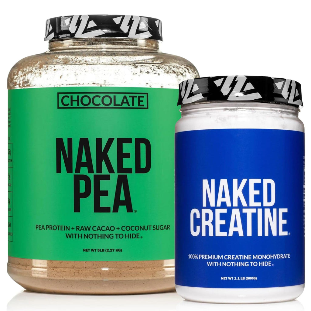 Chocolate Pea Protein Isolate 5LB and Micronized Creatine Monohydrate 500g Vegan Non-GMO K89922