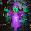 8FT Purple Halloween Inflatables with LEDs D953170