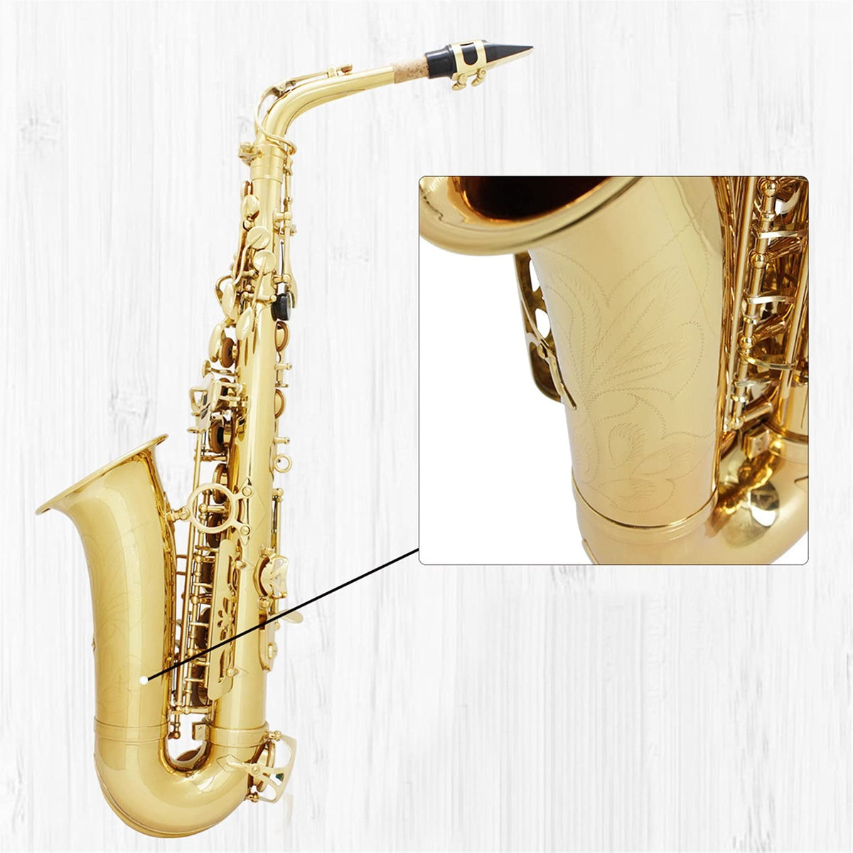 Alto Saxophone Brass Instrument M5589