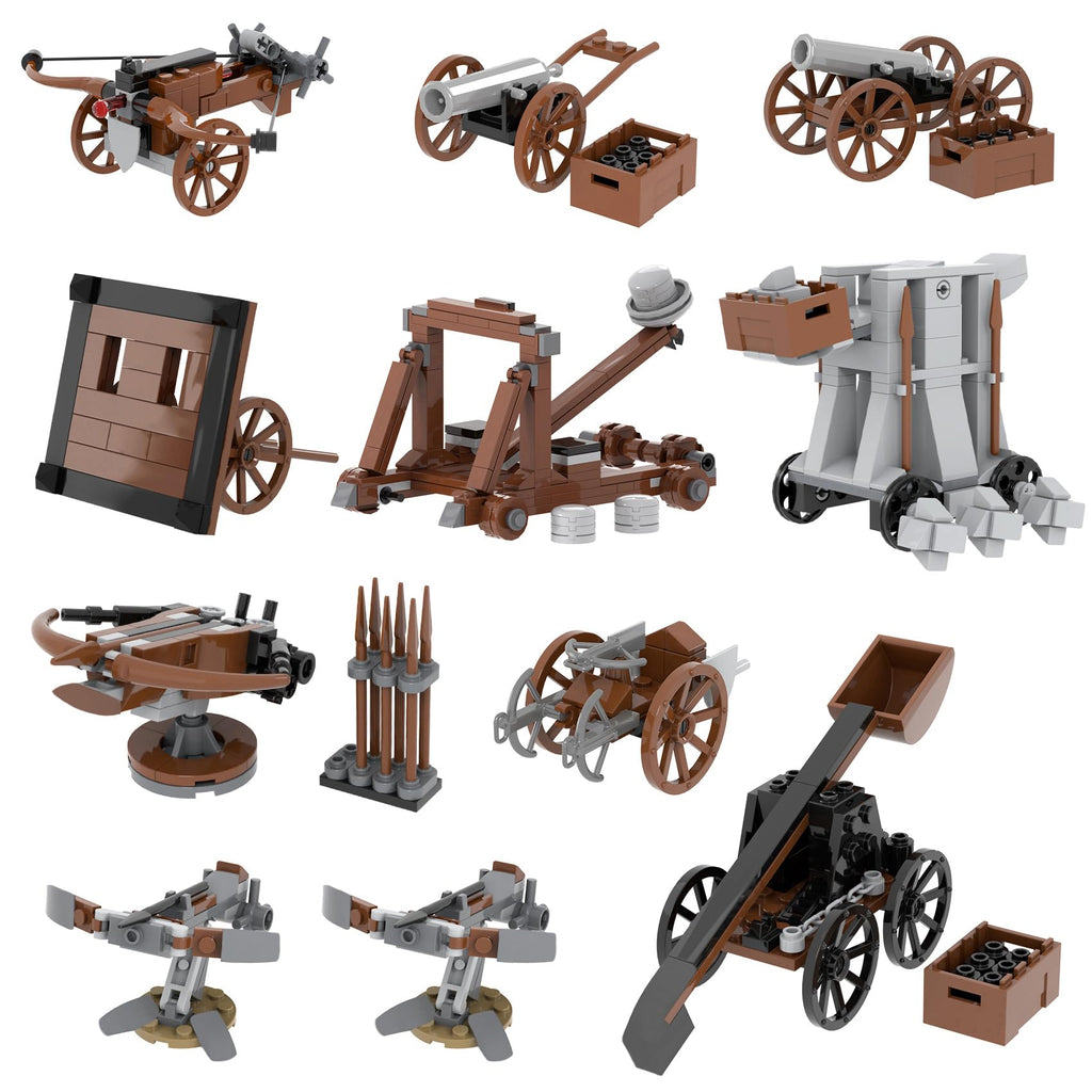 564 Pcs Medieval Weapons Building Block Set T63382