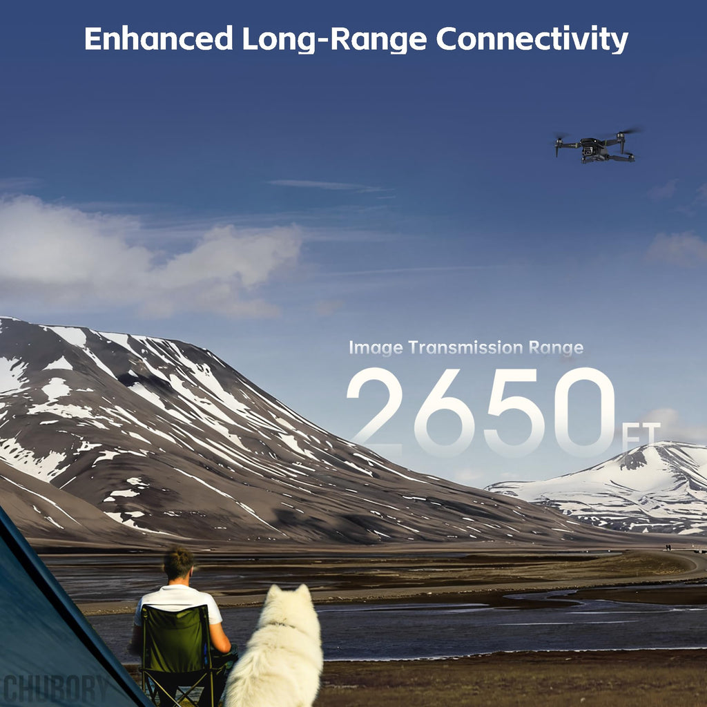 4K Camera Drone with 3 Batteries J63178