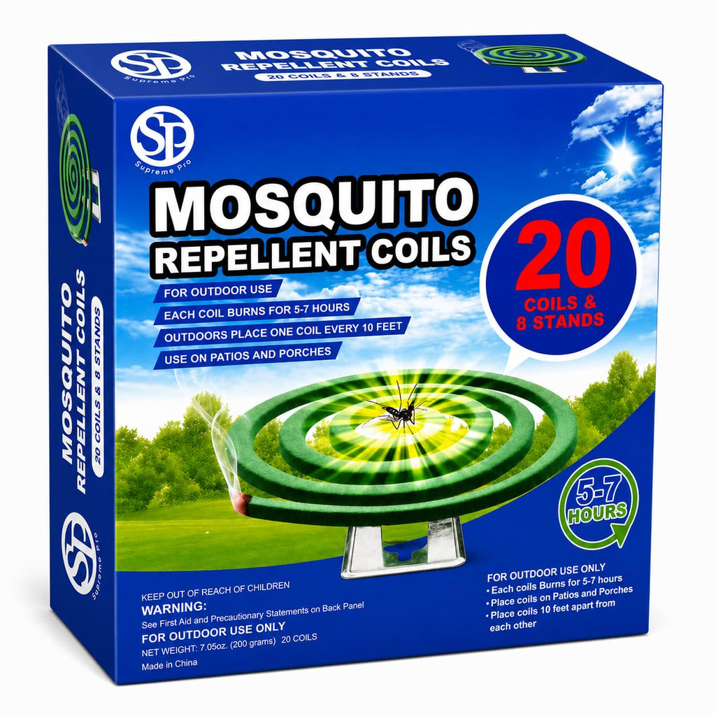 Mosquito Repellent Coils 20 Coils 8 Coil Stands N2128