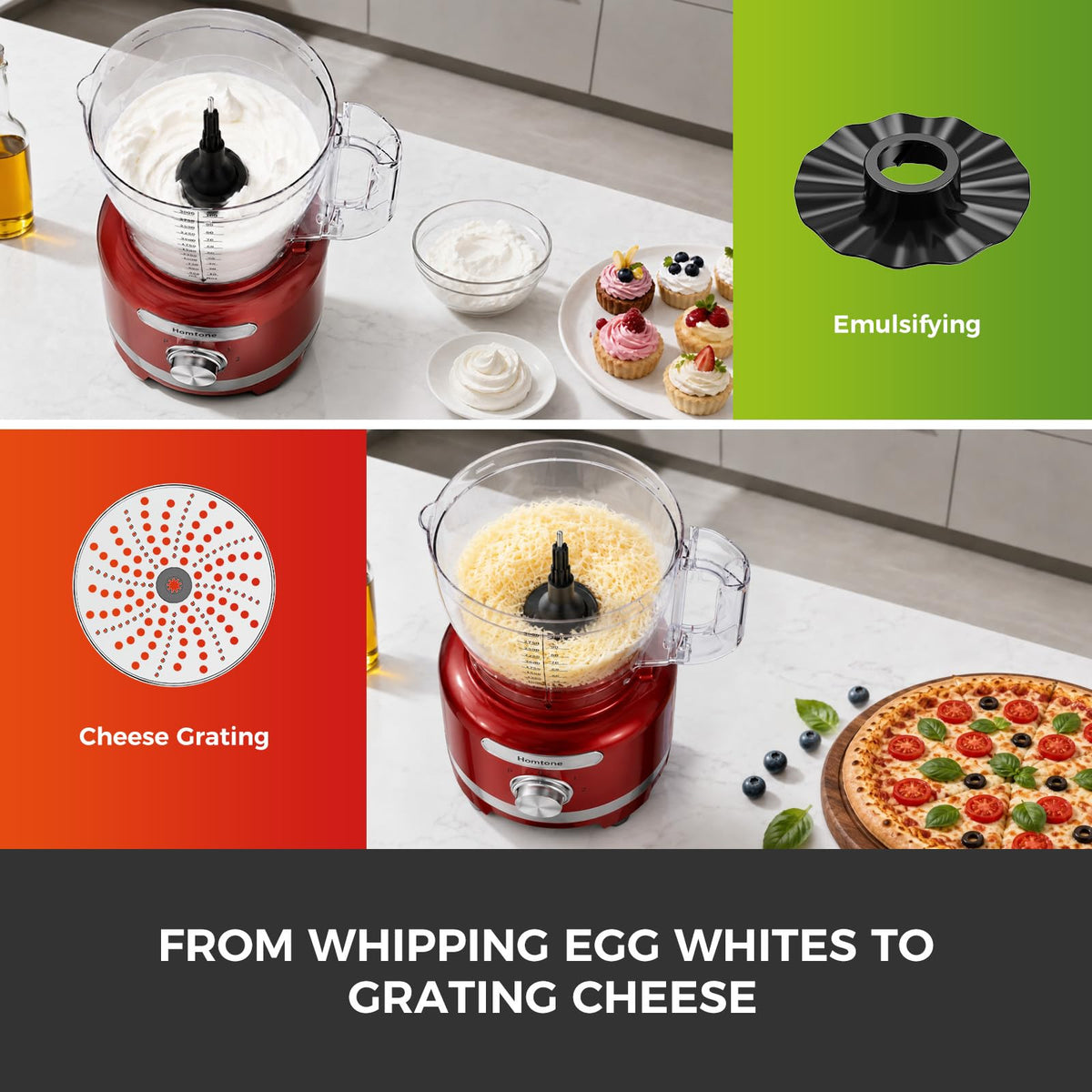 16 Cup Red Food Processor U652