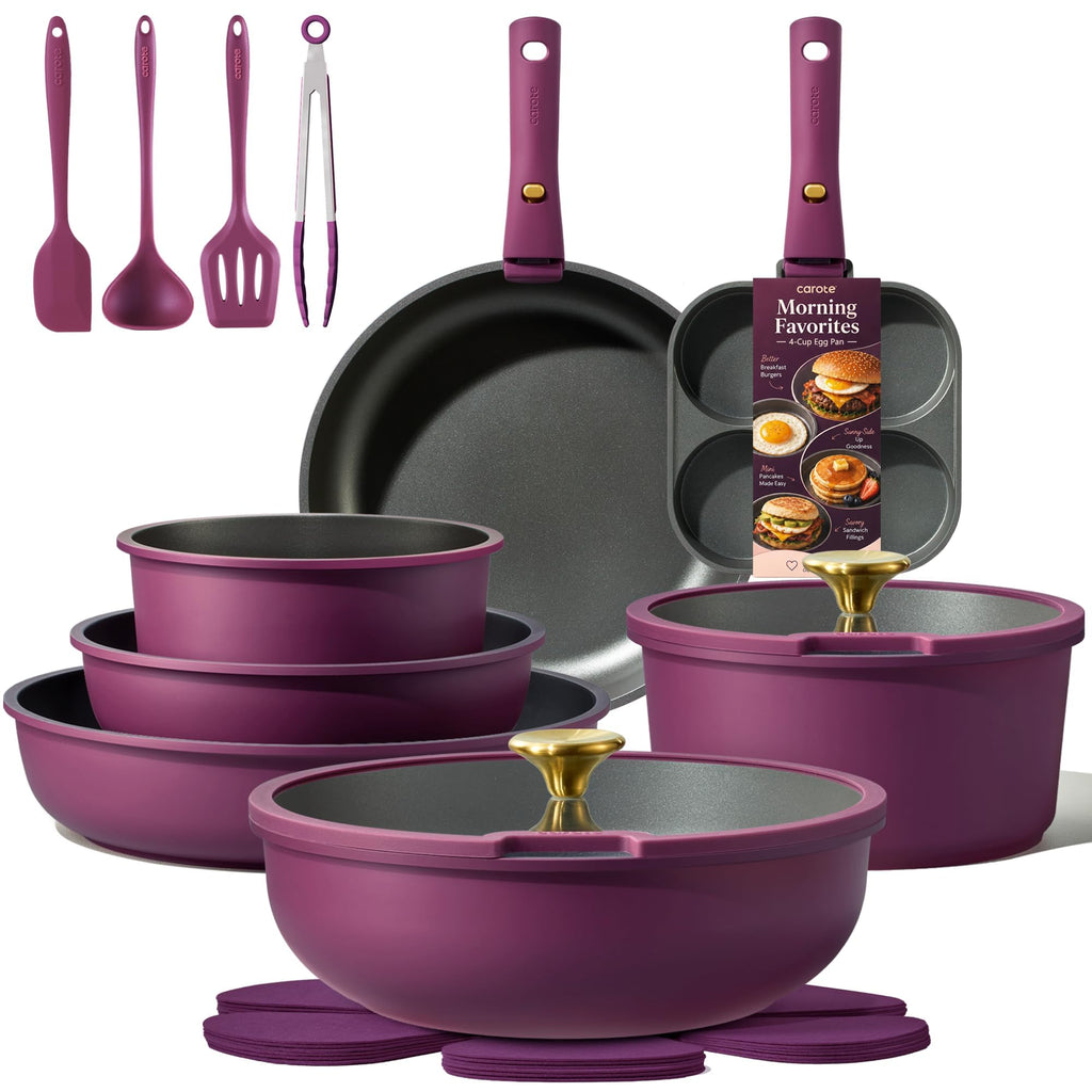 21 Pc Non Stick Cookware Set S1703