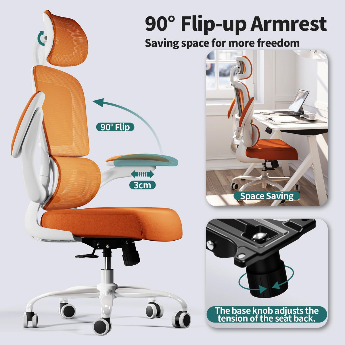 Ergonomic Office Chair with Lumbar Support C90437