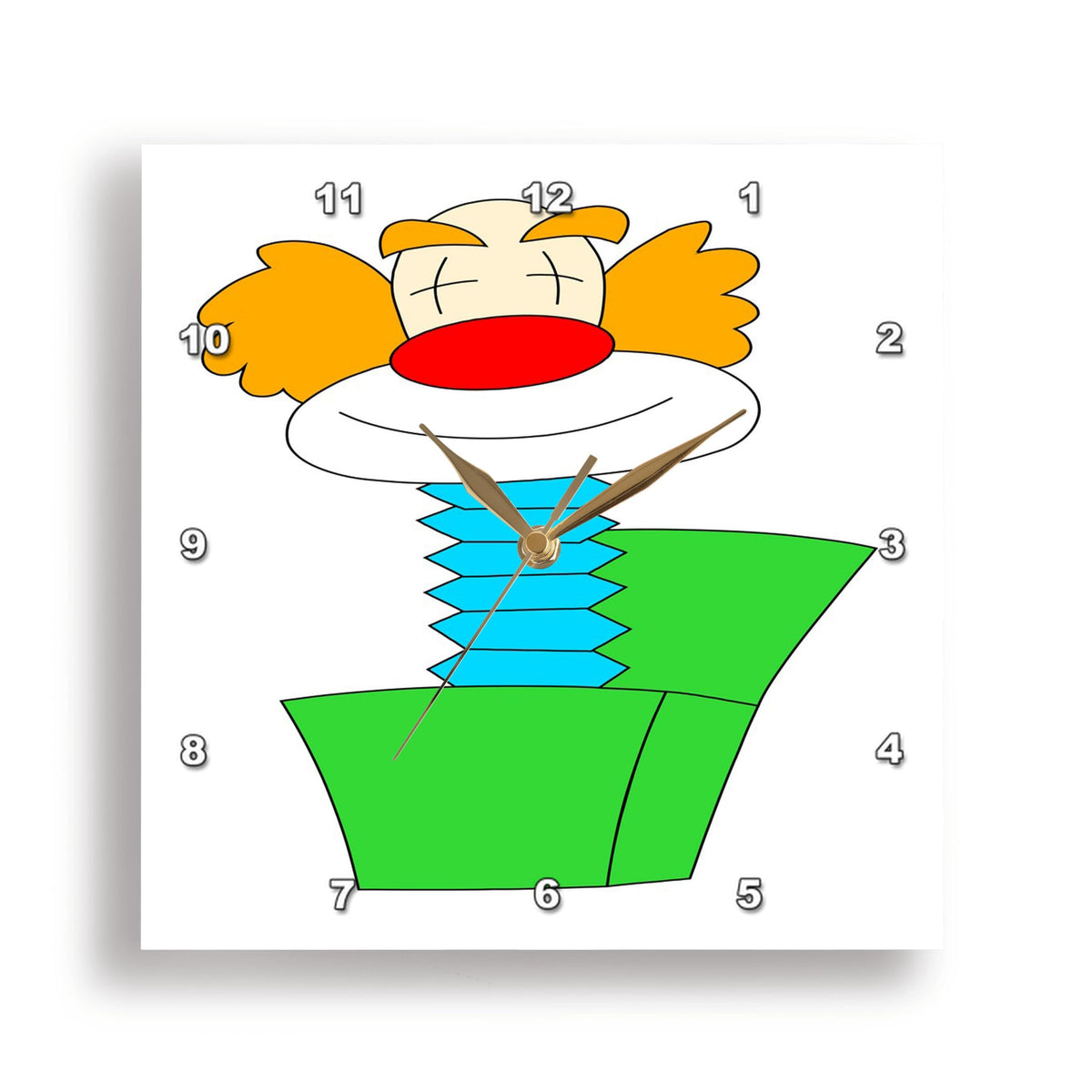 Cute Jack in the Box Wall Clock Q1403