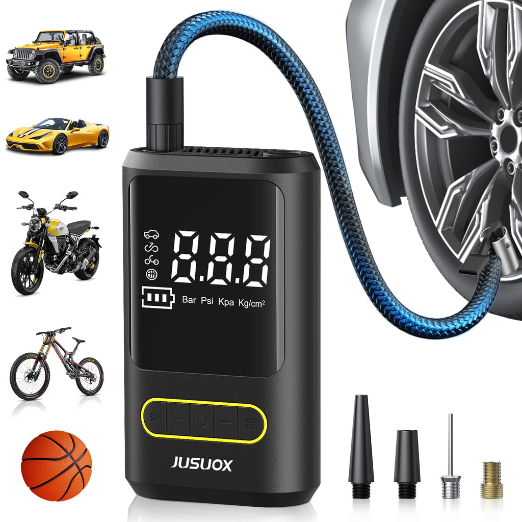 Tire Inflator Portable Air Compressor 150PSI Cordless Auto Off H4922
