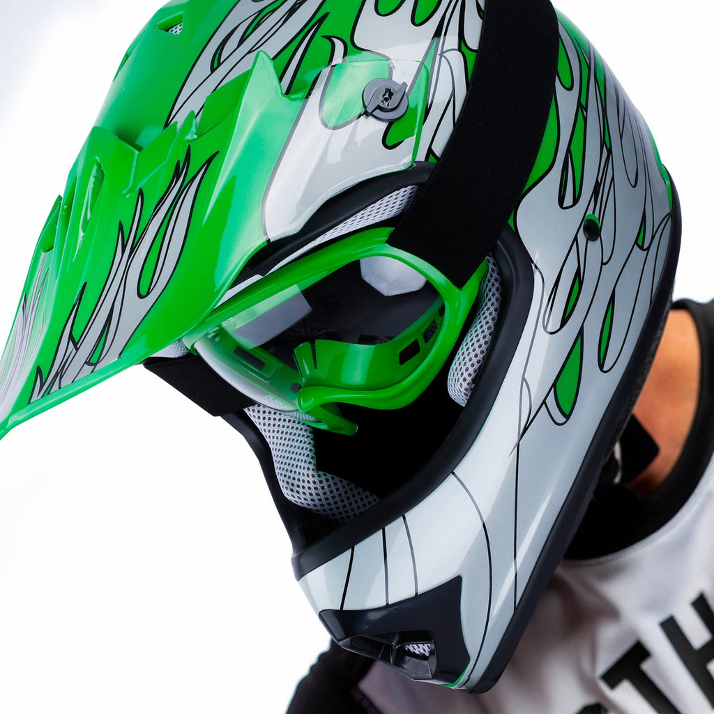 Youth Kids Motocross Helmet with Goggles and Gloves Z6627