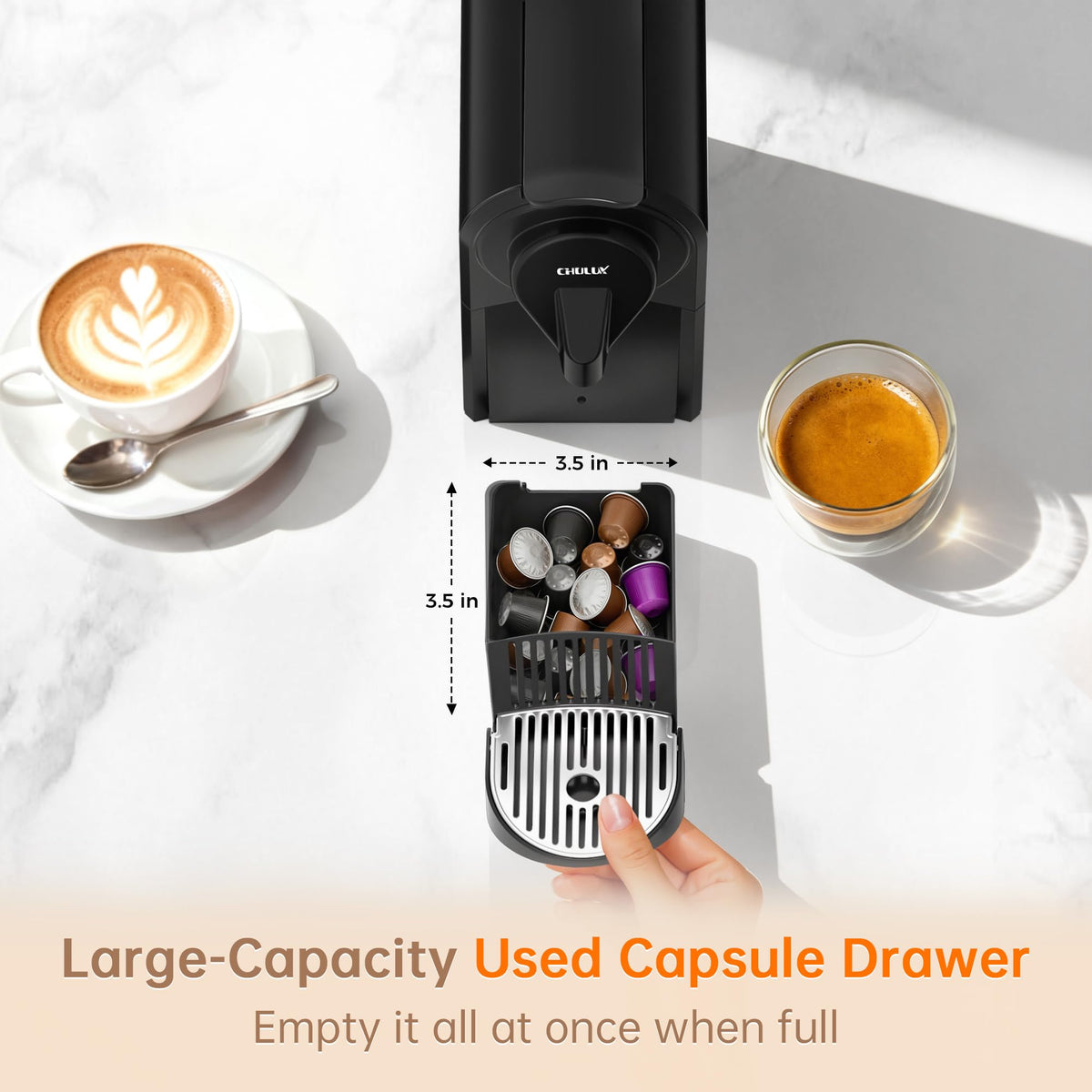 Single Serve Espresso Machine Black R13341