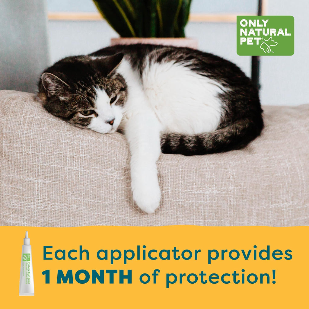 Natural Flea and Tick Prevention for Cats Squeeze-On Drops A145995