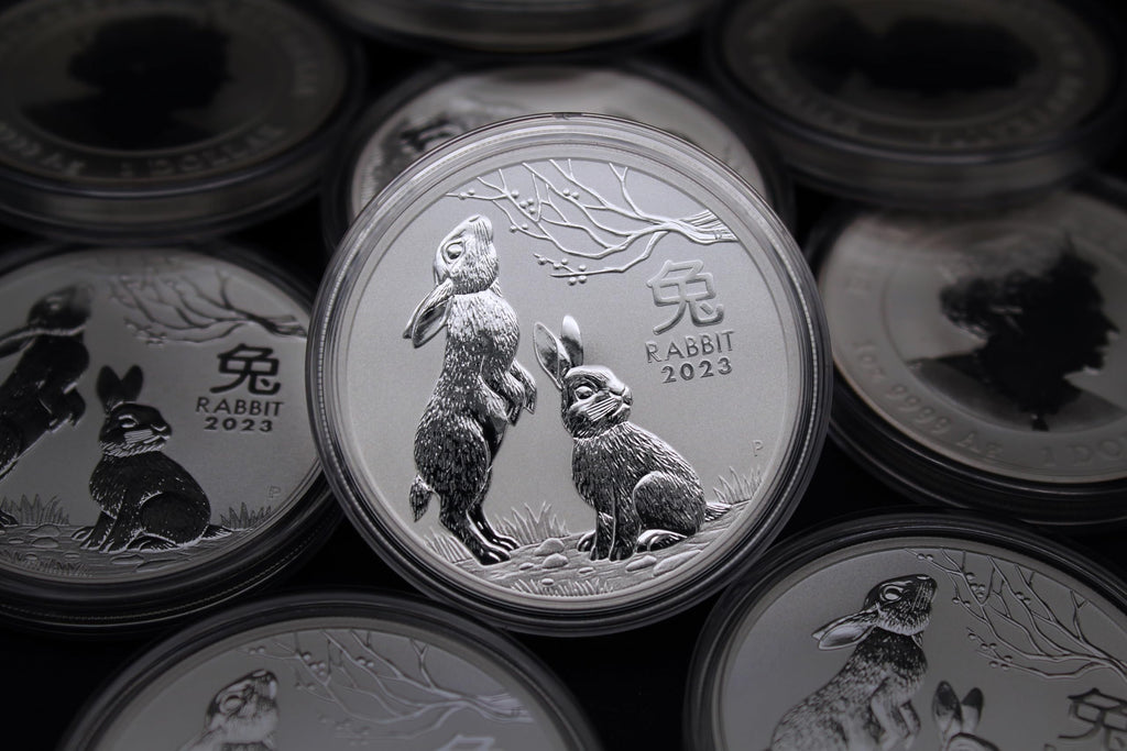 1 oz Silver Year of the Rabbit Coin D43476