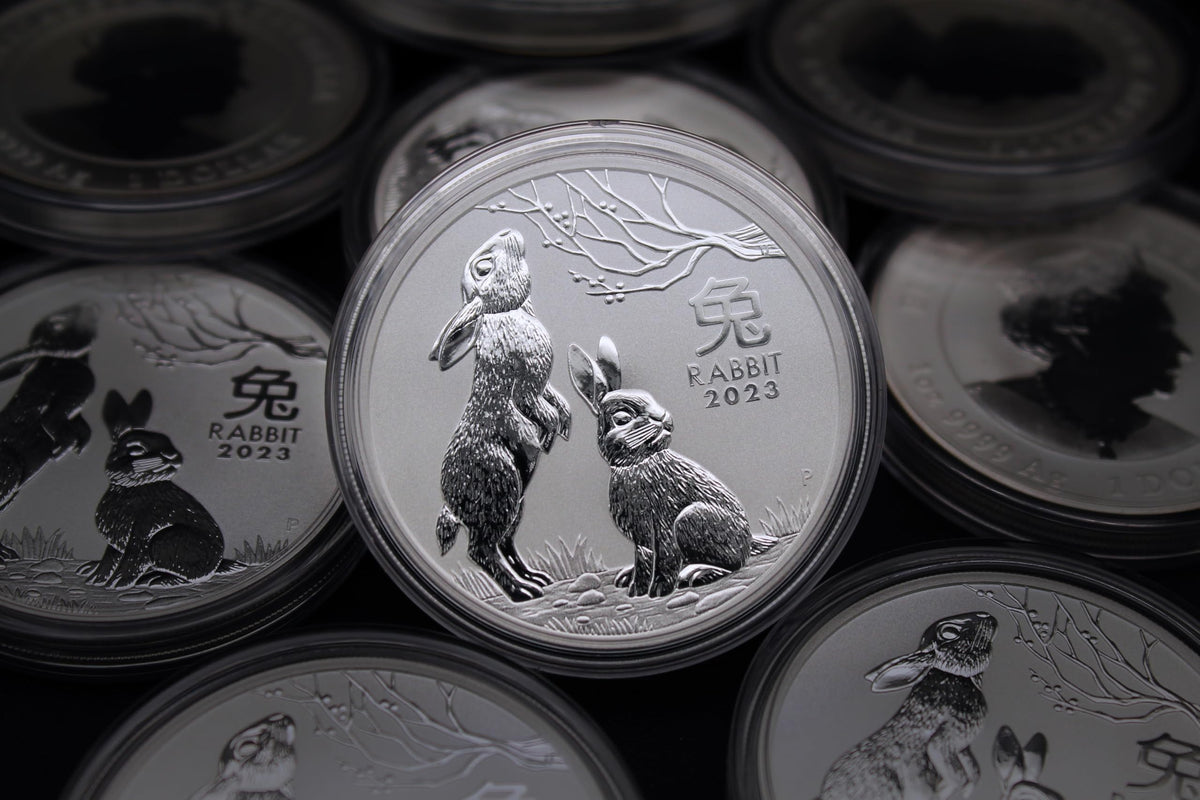 1 oz Silver Year of the Rabbit Coin D43476