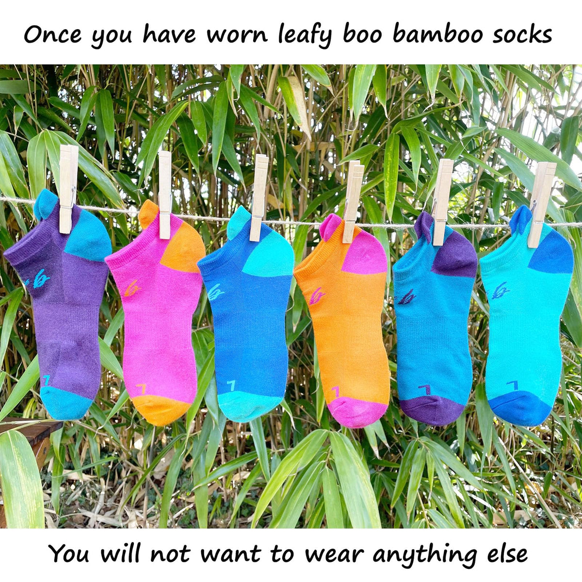 Bamboo Low Cut Running Socks for Women, Size 5-10, Pack of 6 Pairs L566579