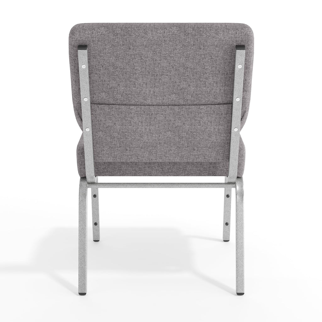 Gray 21" W Stacking Church Chair 4-Pack U77048