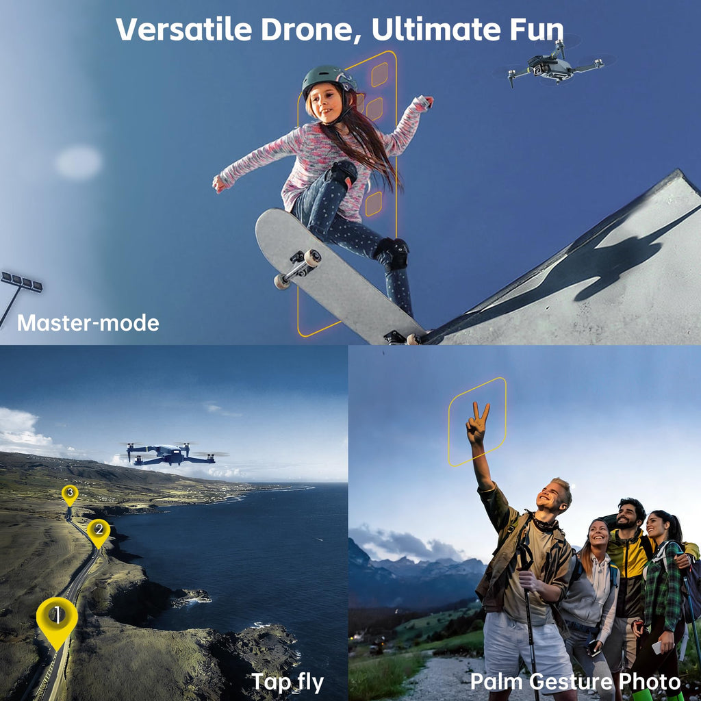 4K Camera Drone with 3 Batteries J63178