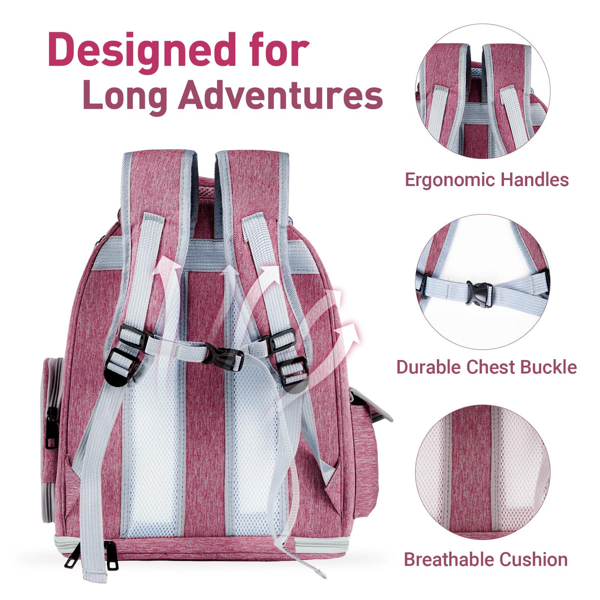 Cat Backpack Carrier Clear Bubble Window up to 15 lb I615573