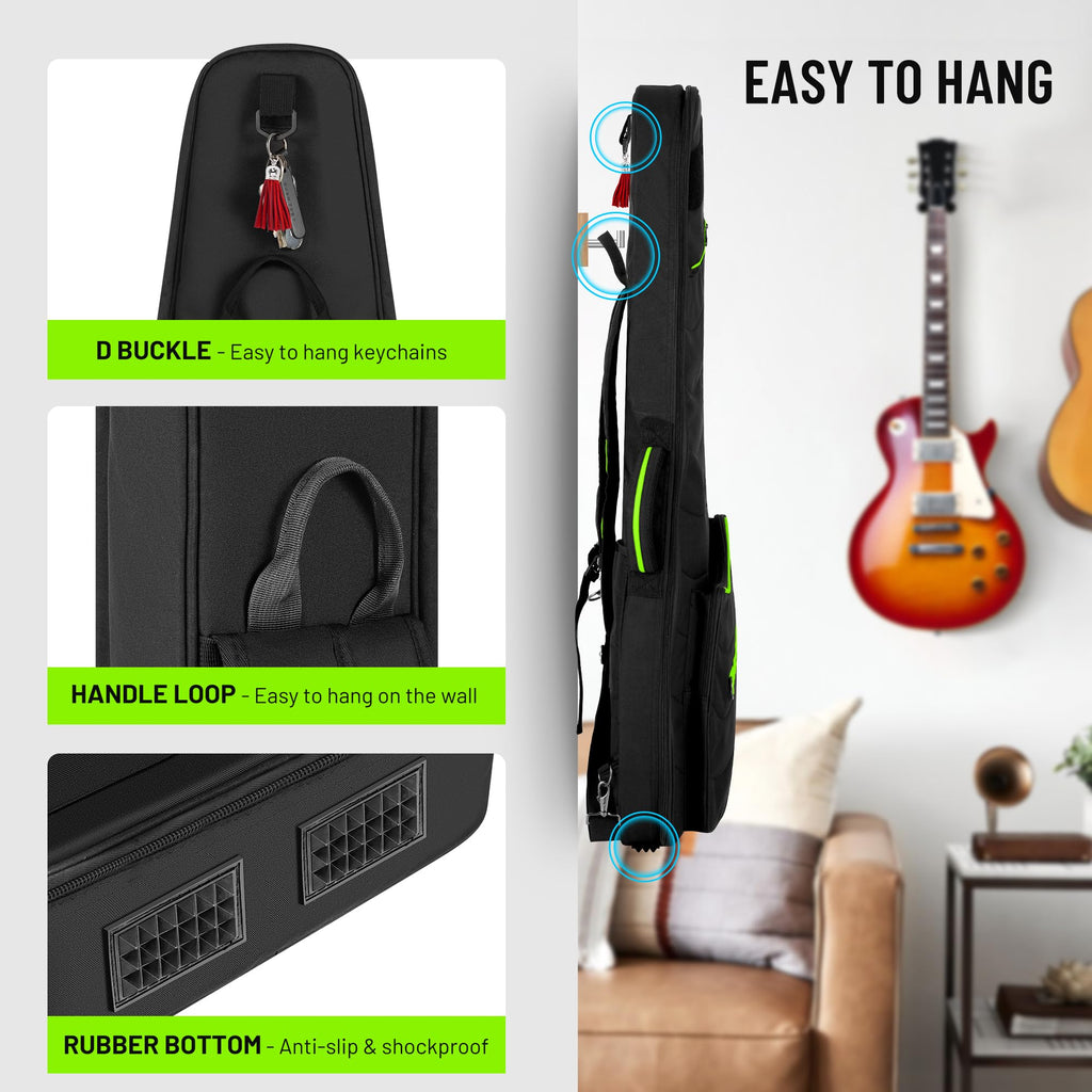 0.47in Thick Padding Electric Guitar Bag V1696