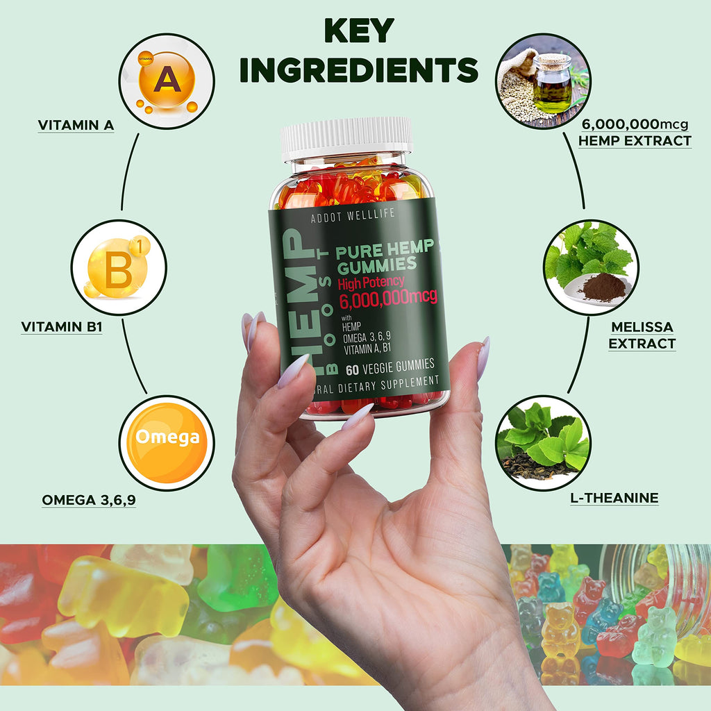 Hemp Gummies 60 Gummies K771