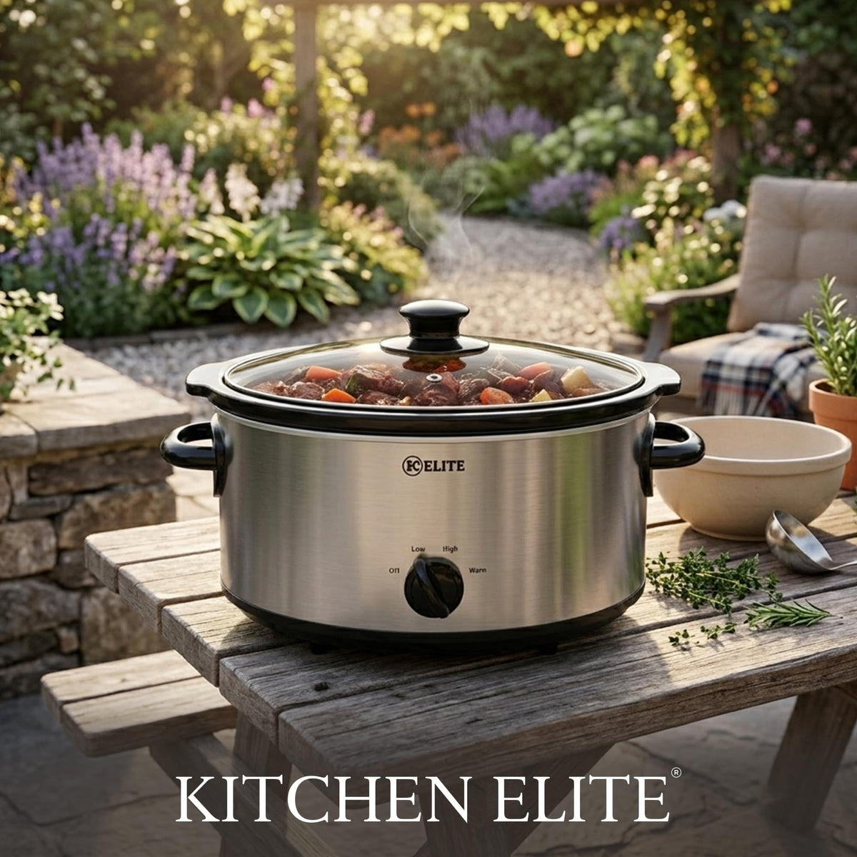Stainless Steel 5 Quart Slow Cooker M36273