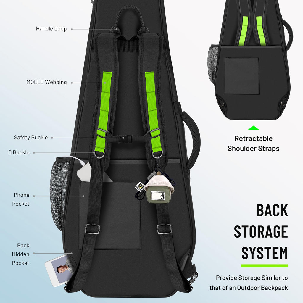 0.47in Thick Padding Electric Guitar Bag V1696