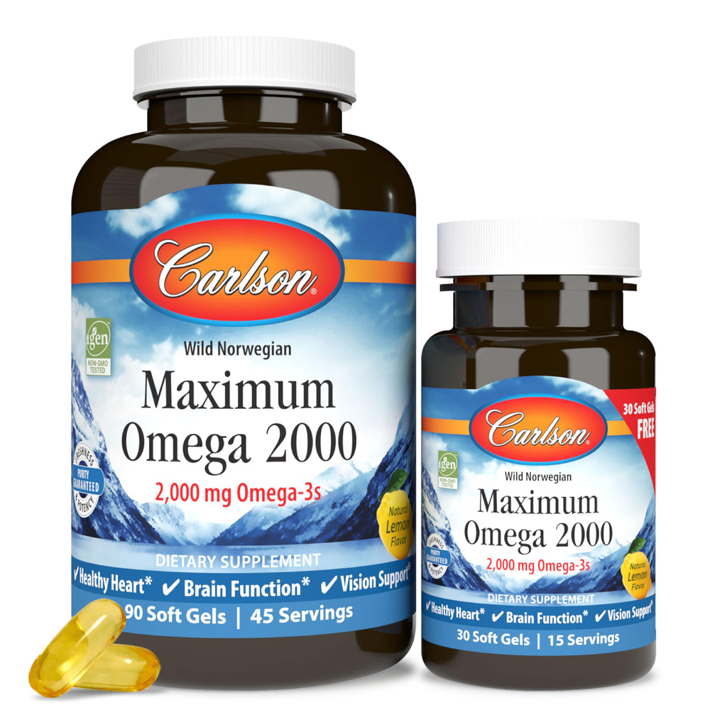 Wild-Caught 2000 mg Lemon Softgels R195