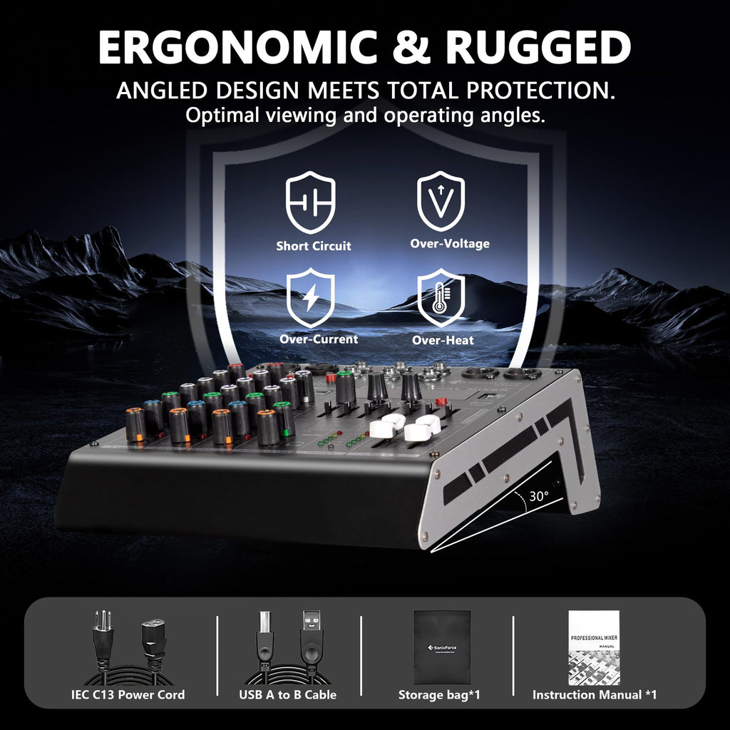 4 Channel Audio Mixer B276